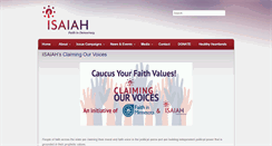 Desktop Screenshot of isaiah-mn.org